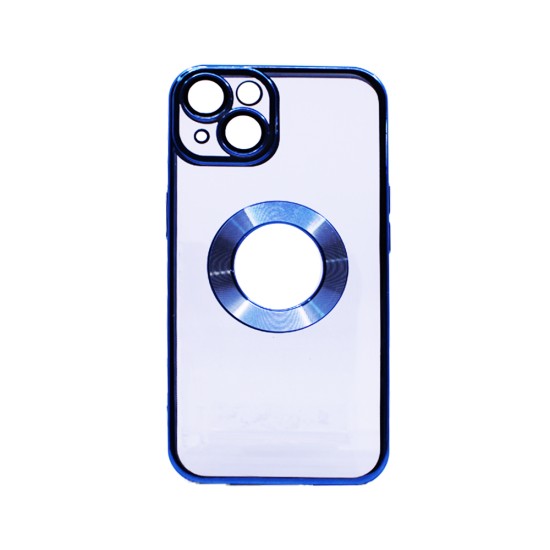 Hard Silicone Case with Camera Protector for Apple iPhone 14 Blue Hard Silicone Case with Camera Protector for Apple iPhone 14 Blue